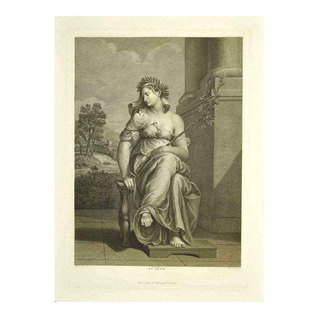 Peace - Original Chalcography Reproduction of D'apres Rafael - 1940 1940 For Sale