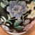 Black Vintage Chinese Hand Painted Family Noire Porcelain Jardiniere/Cachepot For Sale - Image 8 of 12