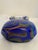 Mid-Century Modern Murano Style Vintage Candy Striped Blown Glass Purse Sculpture For Sale - Image 3 of 4