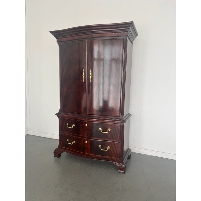 1980s 1980s Vintage Thomasville 18th Century Collection Armoire For Sale - Image 5 of 9