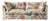Sophie Conran Coco 3 Seater Sofa - Kitty Indian Summer with Contrast Welt Knife Edge Cushion For Sale