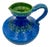 Rimini Blue Ceramic Pitcher Vase by Aldo Londi for Bitossi, 1960s For Sale