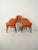 Orange Oslosund Armchairs from Kinnarps, 1950s, Set of 2 For Sale - Image 11 of 11