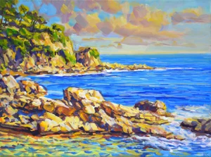 Seashore.Modern Original Hand Painting.