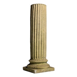 Vintage Composite Stone Column For Sale