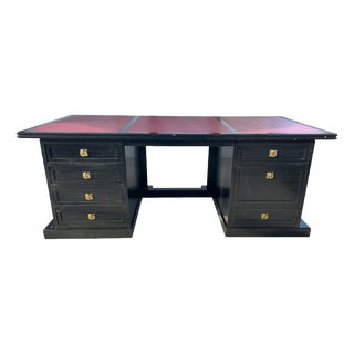 Vintage Freestanding Executive Desk, 1960 For Sale