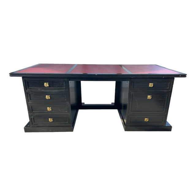 Vintage Freestanding Executive Desk, 1960 For Sale