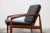 Set of Danish Teak Paper Knife Lounge Chairs in Black by Kai Kristiansen for Magnus Olesen For Sale - Image 9 of 13