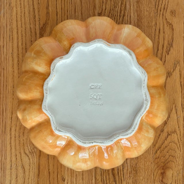 Vintage Fitz and Floyd Vegetable Garden Pumpkin Soup Tureen For Sale In Dallas - Image 6 of 7
