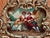 Vintage Rococo Gilt Wood Wall Mirror With Painted Pastoral Scene For Sale - Image 13 of 13