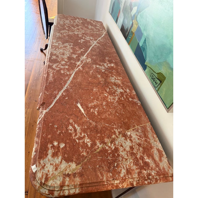 Antique Louis XIV Marble Top Buffet For Sale - Image 11 of 12