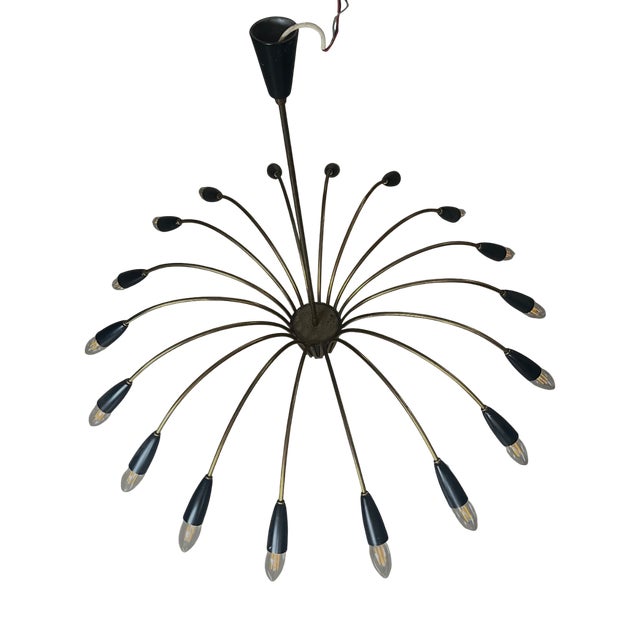 Space Age Sputnik Chandelier, 1950s For Sale