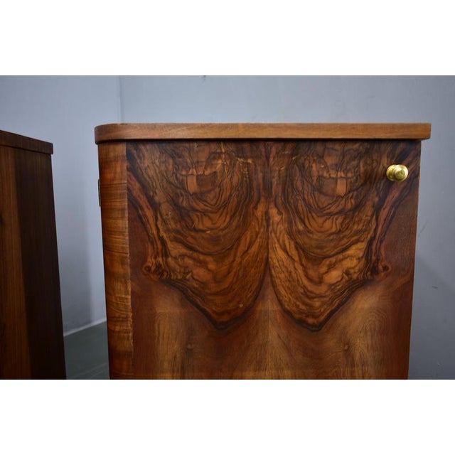 Art Deco Bedside Tables, Czechoslovakia, 1933, Set of 2 For Sale - Image 4 of 18