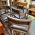 B&b Italia Simplice Leather Arm Chairs, Set of Six For Sale - Image 10 of 12