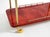 Large Vintage Red Goatskin Serving Bar Cart by Aldo Tura, 1960s For Sale - Image 16 of 18