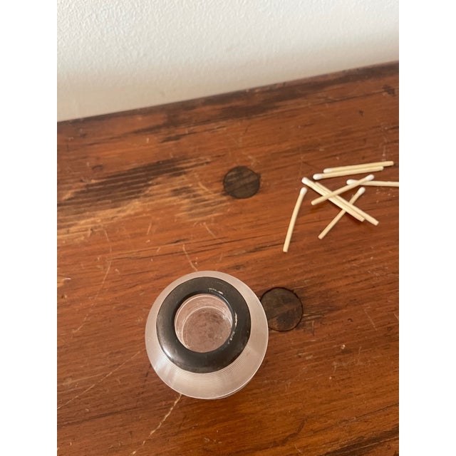 Vintage Glass Match-Striker For Sale - Image 4 of 4