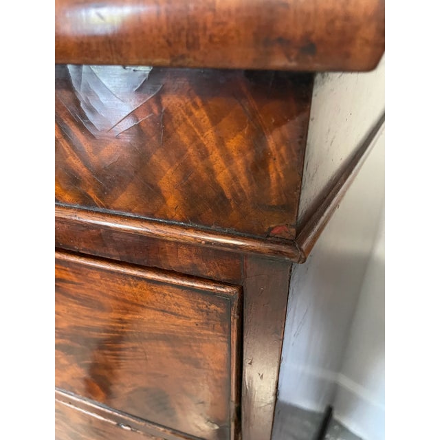 Early 19th Century Mahogany Bowfront Dresser/Chest For Sale - Image 12 of 12