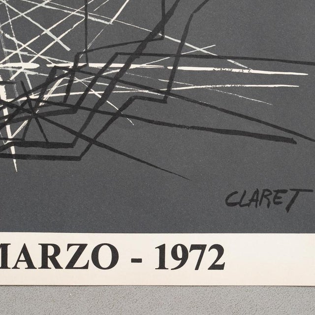 Joan Claret at Sala Gaspar Poster, 1972 For Sale - Image 6 of 10