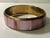 Late 20th Century Vintage Pink Mother of Pearl and Gold Bangle For Sale - Image 5 of 8