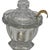 1960s Vintage Baccarat Harcourt Missouri Crystal Mustard Jam Condiment Jar With Gold-Plated Spoon France C. 1960-1980s For Sale - Image 5 of 7
