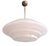 Bauhaus Pendant Light in White Opaline Glass, 1930s For Sale