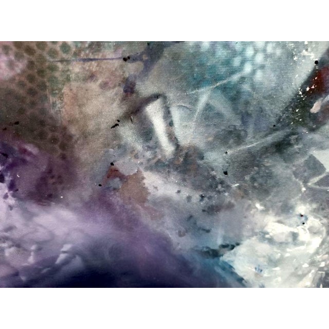 Textile Ovidiu Kloska, The Bloom of the Infinite Hour, Canvas, Framed For Sale - Image 7 of 13