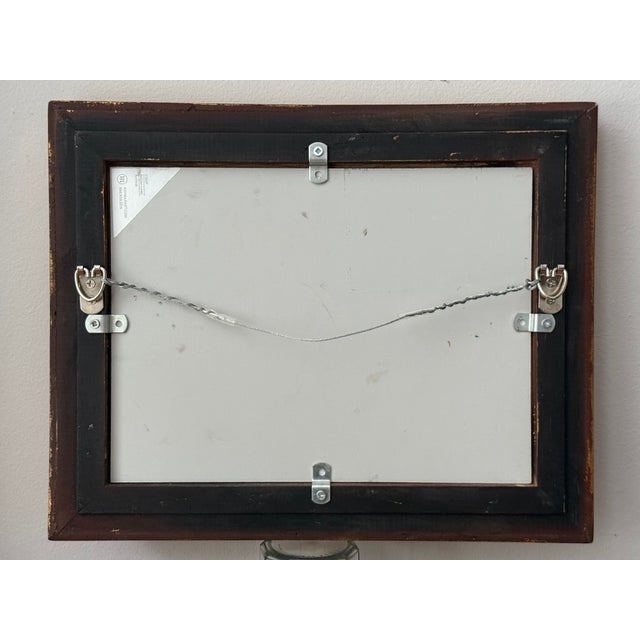 Late 20th Century Pair Modern Impressionist Oil Paintings of Garden by Day & Garden at Dusk, Framed For Sale - Image 16 of 17