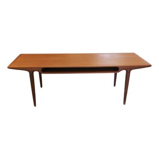Coffee Table 240 in Teak by Johannes Andersen for CFC Silkeborg, 1960s For Sale