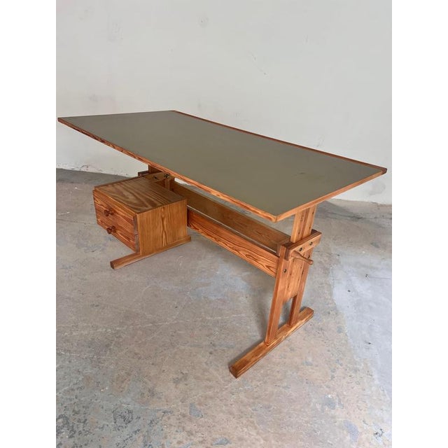 Height-Adjustable Desk in Pine by Trekanten For Sale - Image 3 of 11