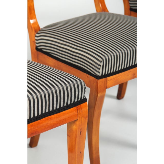 Mid-19th Century Biedermeier Chairs, 1845, Set of 4 For Sale - Image 6 of 13