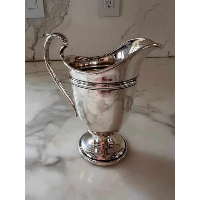 1940s Neoclassical Sterling Silver Cream and Sugar Set For Sale In Washington DC - Image 6 of 17