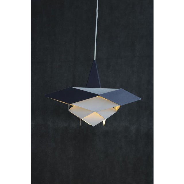 Gold Symphony Pendant Light attributed to Preben Dahl for Hans Folsgaard, Denmark, 1960s For Sale - Image 8 of 12