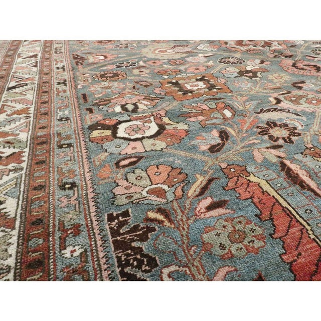 Galerie Shabab Collection Early 20th Century Handmade Persian Bidjar Small Room Size Carpet For Sale In New York - Image 6 of 10