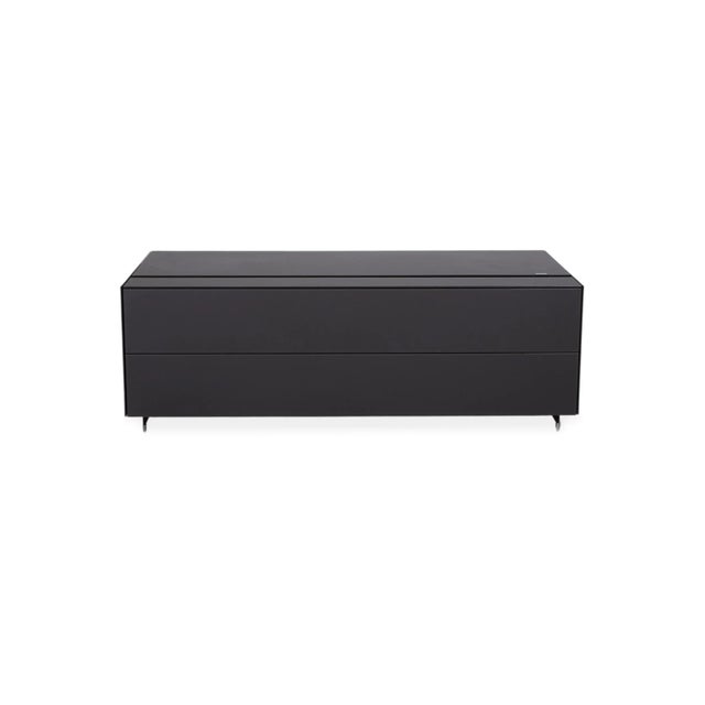 Spectral Glass and Wood Sideboard For Sale - Image 10 of 13