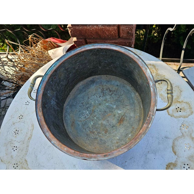 Antique Copper Cauldron, 1890s For Sale - Image 3 of 6