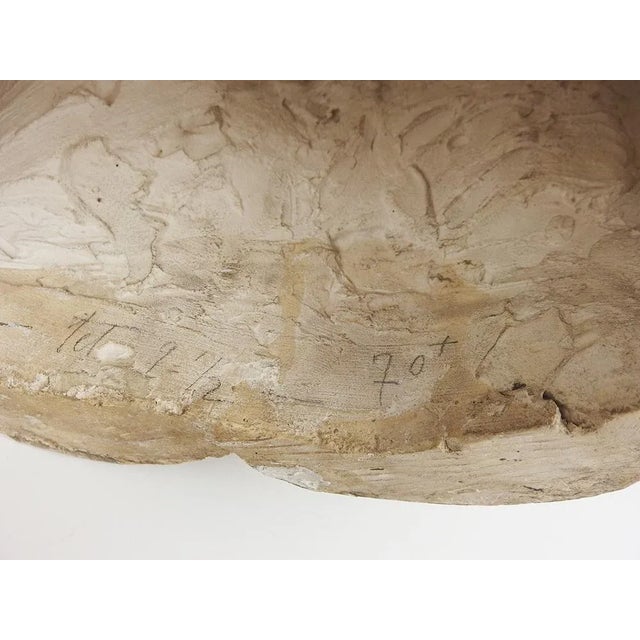 Plaster Bust by Jean Pavie, 1890-1910 For Sale - Image 12 of 13