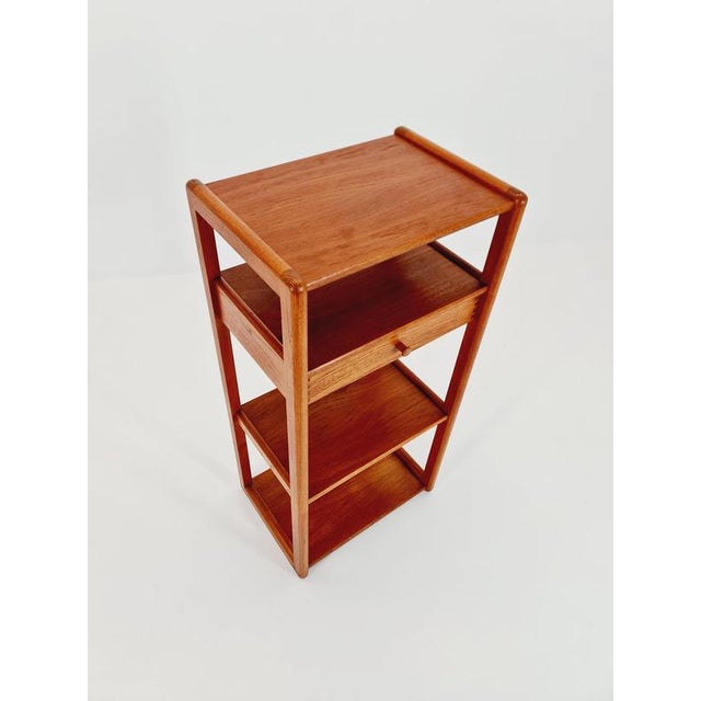 Danish freestanding solid teak vintage bookshelf/bookcase by Aksel Kjersgaard, 1970s. Design: Danish design by Aksel...