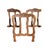 French Country Vintage Country French Louis XV Style Rush Seat Dining Chairs — Set of 5 For Sale - Image 3 of 12