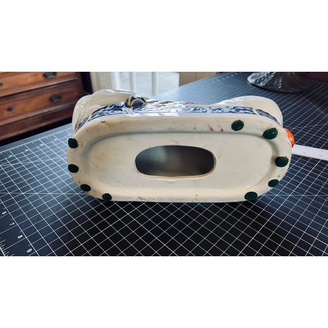 Vintage Porcelain Japanese Takmakura Geisha Girl Neck Rest For Sale In Los Angeles - Image 6 of 8