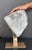 Sculptural White Quartz on Stand, Geode With Metallic Base Included For Sale - Image 6 of 9