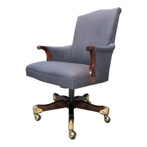 Bernhardt Neo-Traditional Rolled Back Claw Arm Legislative Chair