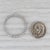0.47ctw Diamond Eternity Circle Pendant 14k White Gold Floating Drop For Sale In Greensboro - Image 6 of 6