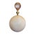1960s Mid Century Modern White Sphere Table Lamp For Sale