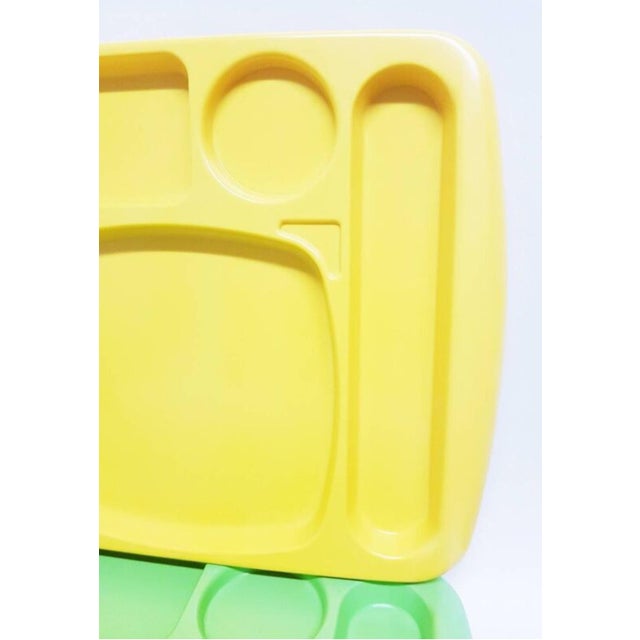Space Age TV Dinner Trays by Bismuth, Paris, 1970s, Set of 4 For Sale - Image 10 of 16