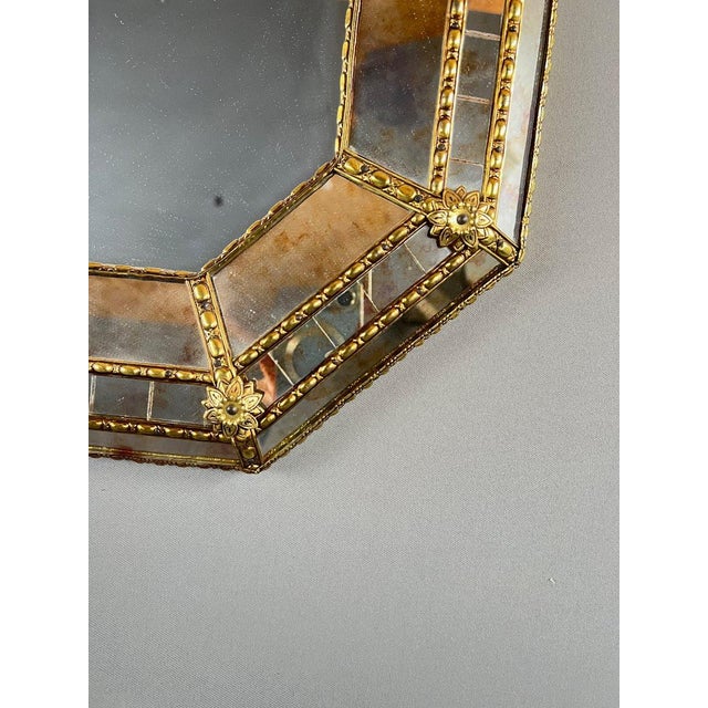 Large 20th Century Rectangular Beveled Mirror For Sale - Image 3 of 10