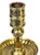 Large Dutch Baroque Engraved & Pierced Brass Chamber Candlestick Ventilated Base For Sale - Image 12 of 18