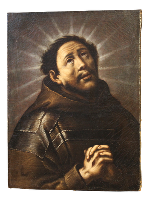 Italian Artist, Ecstasy of Saint Francis, 1780, Oil on Canvas
