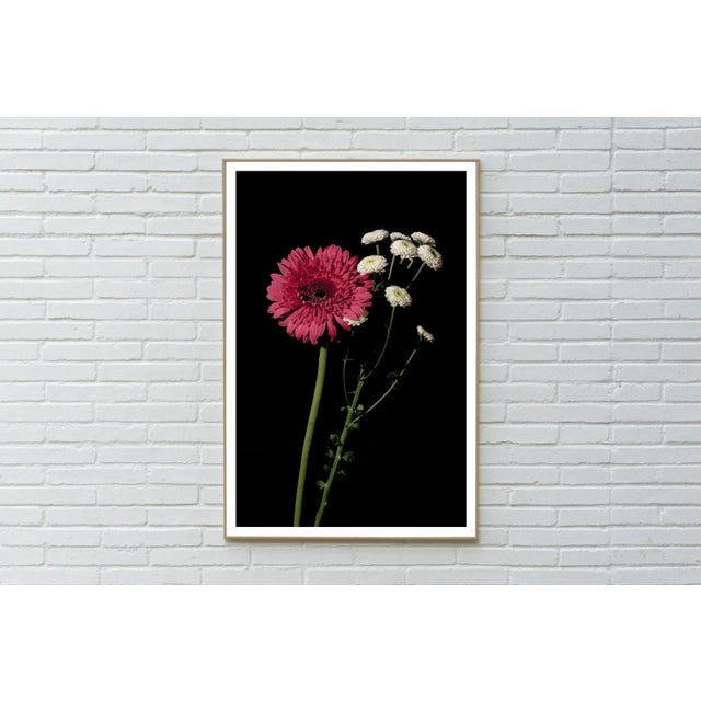 2021 "Pink and White Delicate Flowers" Baroque Style Giclée Print by Kind of Cyan For Sale - Image 4 of 7