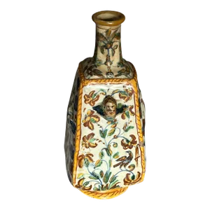 Antique Made in Italy Bottle With Cherubian Handles