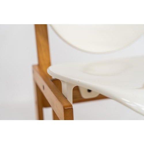 White Serena Side Chair by Giuseppe Davanzo For Sale - Image 8 of 10